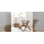 Sika-Design Franco Albini ottoman, Antique (rattan), ambient