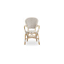 Sika-Design Isabell armchair, Chevron ivory & grey, view 4