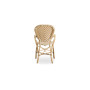 Sika-Design Isabell stolica s naslonima za ruke, Chevron bjelokosna i medena, pogled 3