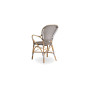 Sika-Design Isabell armchair, Cappuccino w/ white dot, view 6