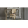 Sika-Design Isabell armchair, Chevron ivory & honey, ambient