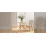 Sika-Design Isabell Armlehnstuhl, Weiß mit Cappuccino-Punkt, Ambiente 3