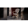 Sika-Design Isabell armchair, Cappuccino w/ white dot, ambient
