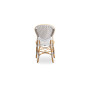 Sika-Design Isabell stol, Bela s cappuccino piko, pogled 4