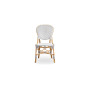 Sika-Design Isabell sedia, Bianco con pois cappuccino, vista 5