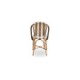 Sika-Design Sofie Stuhl, Gestreift Elfenbein & Cappuccino, Ansicht 3