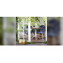 Sika-Design Sofie chair, Navy blue w/ white dot, ambient