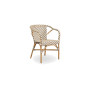 Sika-Design Madeleine stolica, Chevron bjelokosna i cappuccino