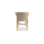 Sika-Design Madeleine stolica, Chevron bjelokosna i cappuccino, pogled 3