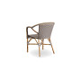 Sika-Design Madeleine stol, Cappuccino z belo piko, pogled 6