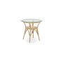 Sika-Design Tony bistro miza, Polirana naravna (ratan)