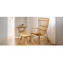 Sika-Design Monet lounge chair, Polished natural (rattan), ambient 4