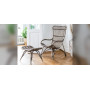 Sika-Design Monet footstool, Taupe (rattan), ambient