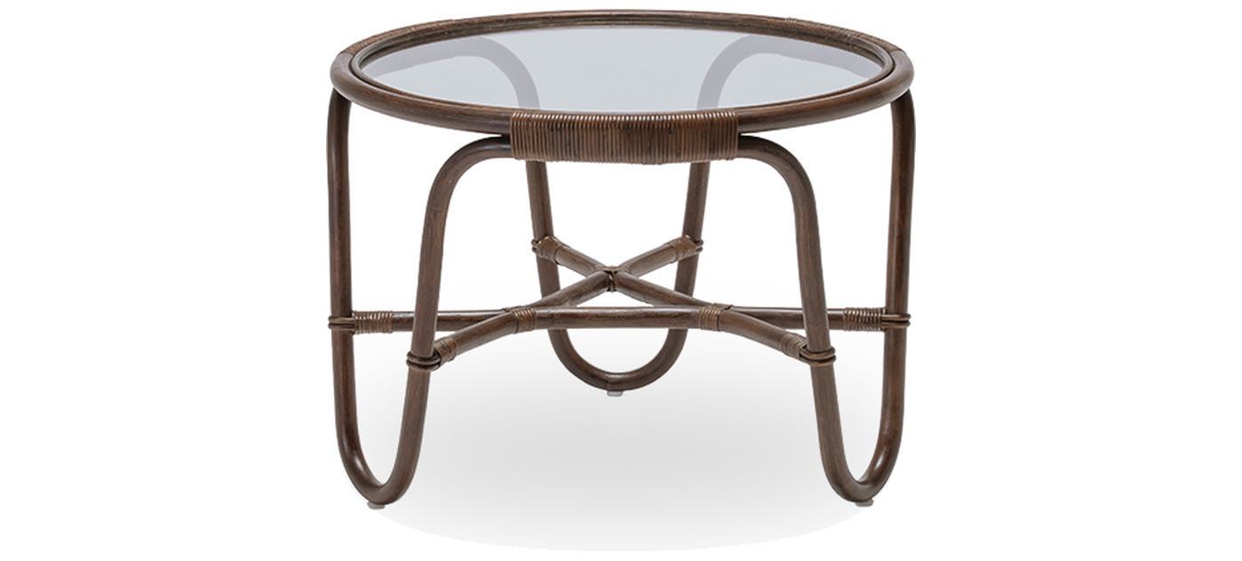 Sika-Design Charlottenborg klubska mizica, Rjava (ratan)