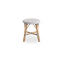 Sika-Design Simone stool, White w/ cappuccino dot, view 2