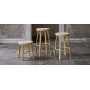 Sika-Design Simone Tresenhocker, Gestreift Elfenbein & Honig, Ambiente