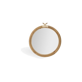 Sika-Design Ella specchio, Naturale skin-on (rattan)