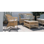 Sika-Design Hazel Exterior stolić za kavu, Prirodna (ALU), ambijent 2