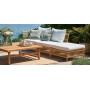 Sika-Design Maggie Exterior pouf module, Natural (ALU), ambient 2