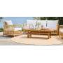 Sika-Design Caroline Exterior divano a 3 posti, Naturale (ALU), ambientazione