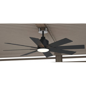 Tuuci Fan mount and Minka Aire H20 fan for the Solanox M1 Plus pergola