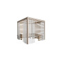 Tuuci Pergola Solanox fino a 3,65 x 3,65 m, vista 3