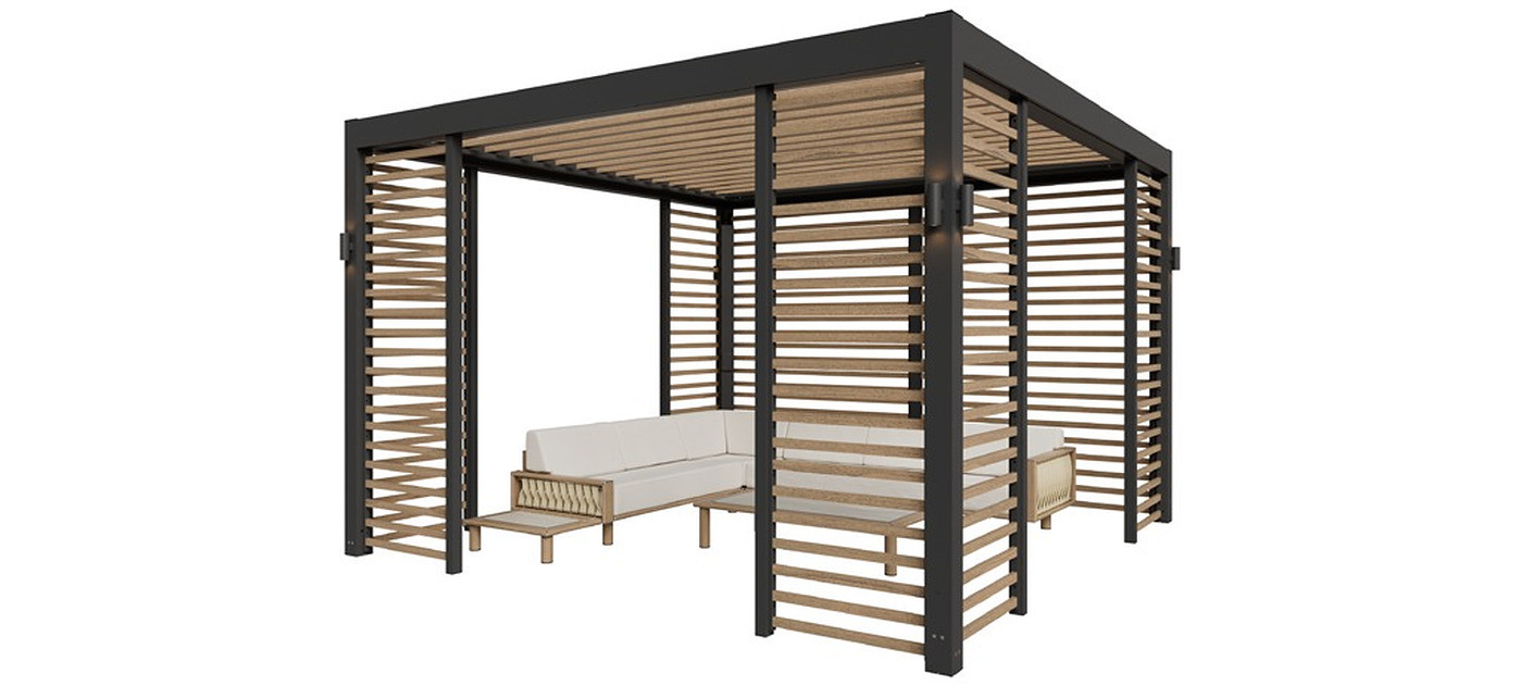 Tuuci Ocean Master MAX Solanox pergola do veličine 4,25 x 4,25 m