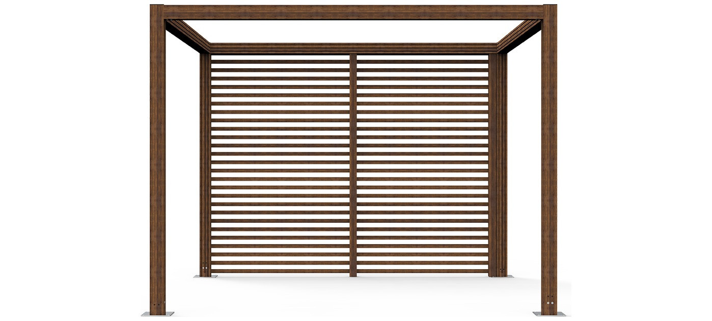Tuuci Wall for the Solanox MAX pergola