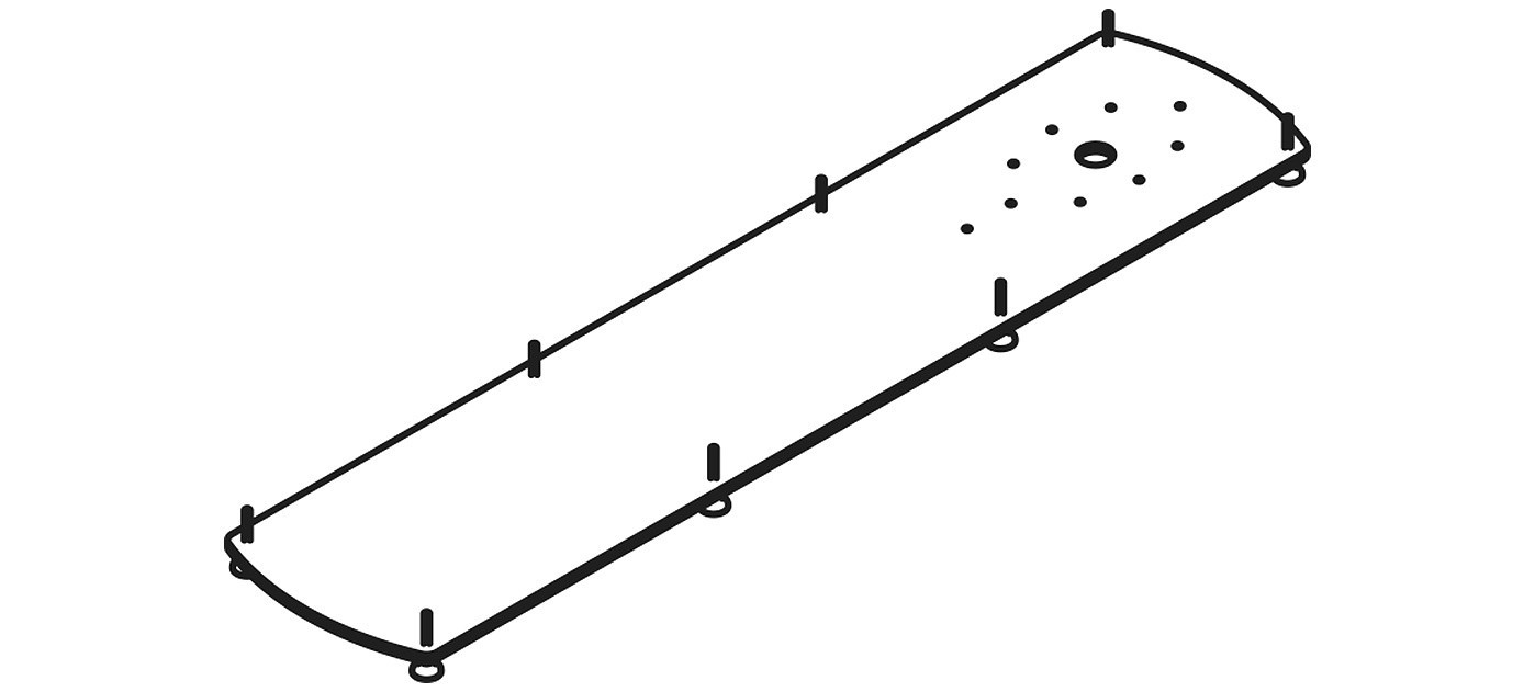 Fim freestanding steel base for Flexy Zen