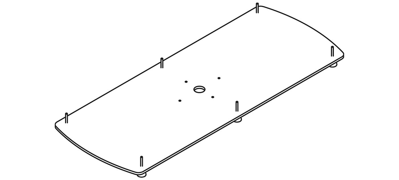 Fim freistehender Stahlsockel für Flexy Large