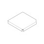 Fim copertura 40 x 40 cm per base ALU 4