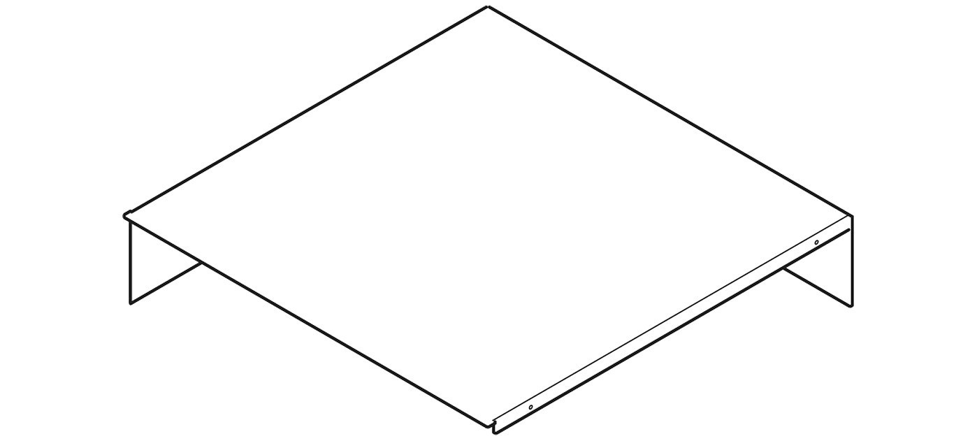 Fim cover 50 x 50 cm for base ALU 3