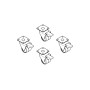 Fim wheels for base ALU 4 (4 pcs)