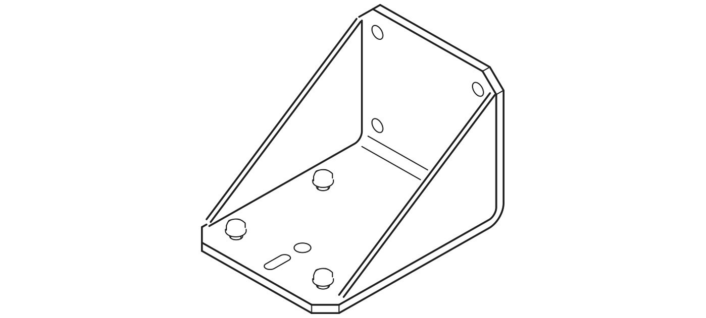 Fim wall mount base for Rio