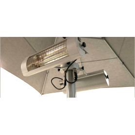 Symo Heater Flex con fascetta, palo 45-89 mm