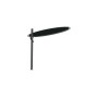 Eclipsum PX runder Sonnenschirm, R 300 cm, Schwarz RAL 9005, Sunbrella Black