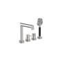 Miscelatore bordo vasca con doccetta Flamingo W4MB.F