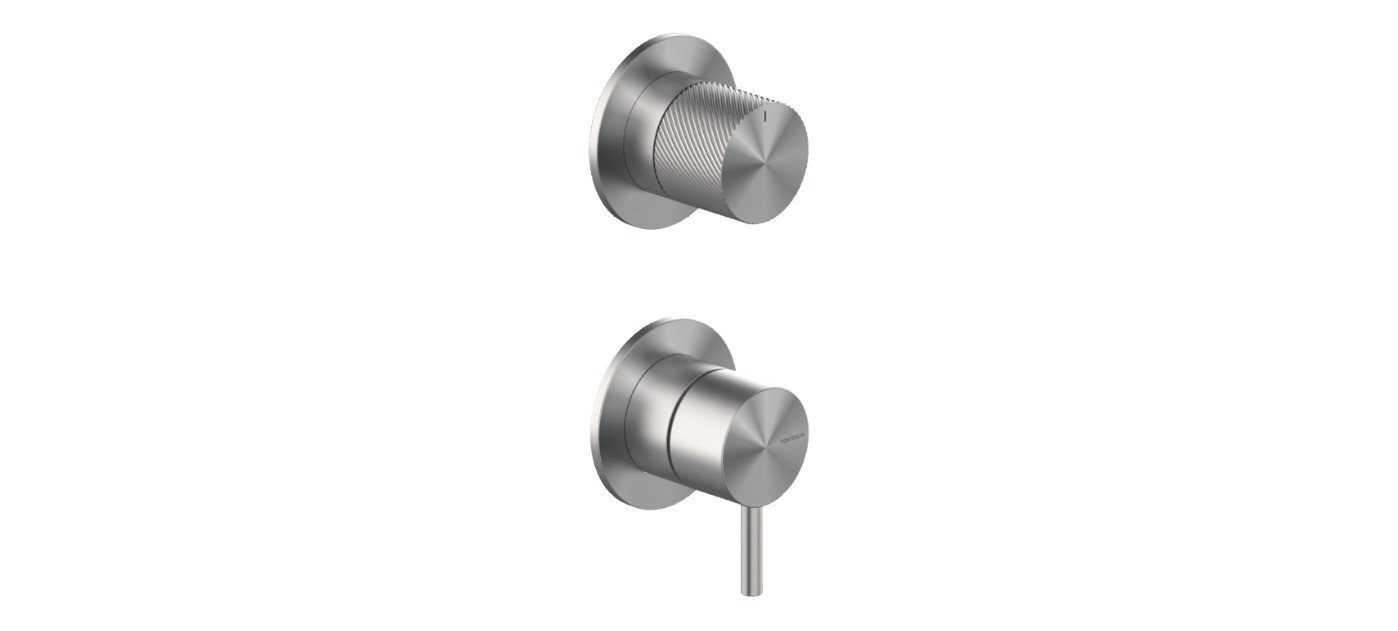 Concealed shower mixer with 2-way diverter Flamingo MR2.F