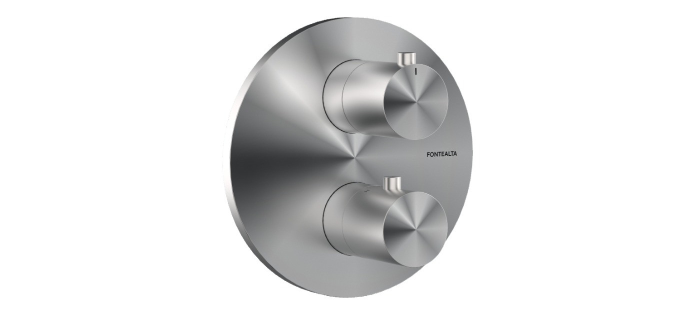 Podometna 2-potna termostatska baterija Skinny TC2.L