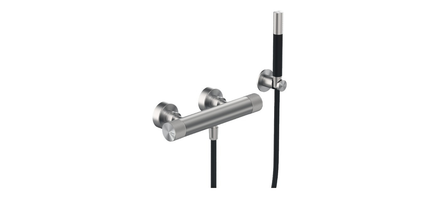 Wall-mounted mixer set with shower kit Boss WX44.SK