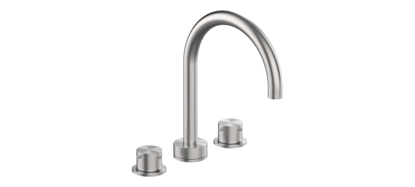 3-Loch-Wannenrandbatterie Origo W3B.O
