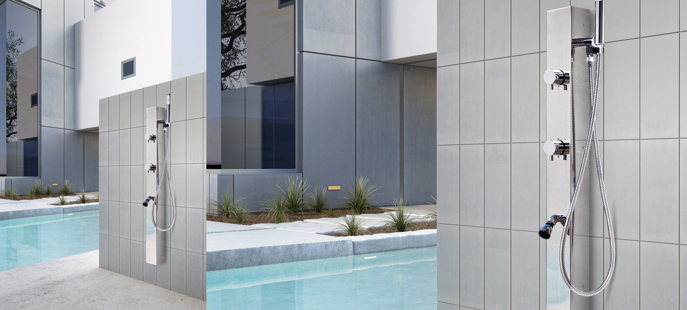 Wall-mounted shower panel In&Out P9