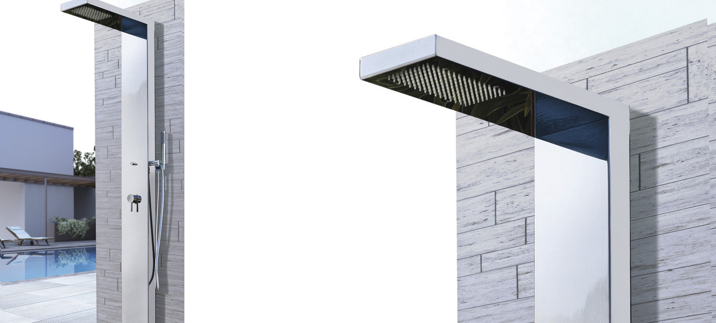 Wall-mounted shower panel In&Out P22, P22.ME