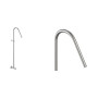Outdoor wall shower with self-closing tap Community W88.AST