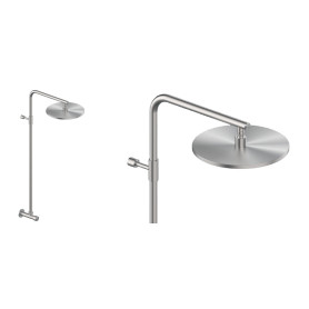 Outdoor wall shower with self-closing tap Community W68.AST