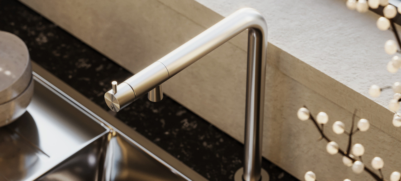 Pull-down sink mixer Kitchen K1M.LT