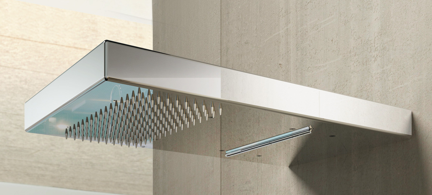 Braccio doccia con getto a cascata Waterline SA300, SA300.SC