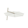 Versa PX runder Sonnenschirm, R 350 cm, Grey Beige RAL 1019, Solidum Canvas