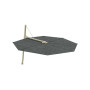 Versa PX okrugli suncobran, R 350 cm, Grey Beige RAL 1019, Sunbrella Flanelle