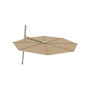 Versa PX runder Sonnenschirm, R 350 cm, Grey Beige RAL 1019, Avena
